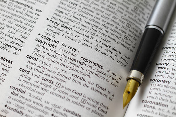 Copyright Copyright word in dictionary dissertation stock pictures, royalty-free photos & images