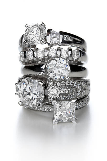 anneaux diamond - ring jewelry diamond luxury photos et images de collection