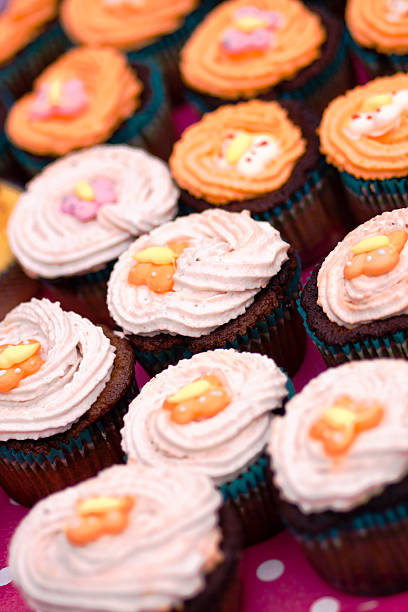 Chocolate Muffins stock photo