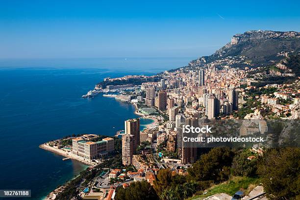 Monte Carlo Mónaco Vista Panorámica Foto de stock y más banco de imágenes de Principado de Mónaco - Principado de Mónaco, Montecarlo, Chalet veraniego