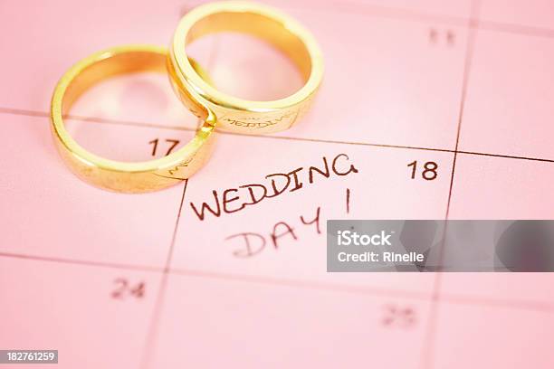 Wedding Day Stock Photo - Download Image Now - Wedding, Calendar, Planning