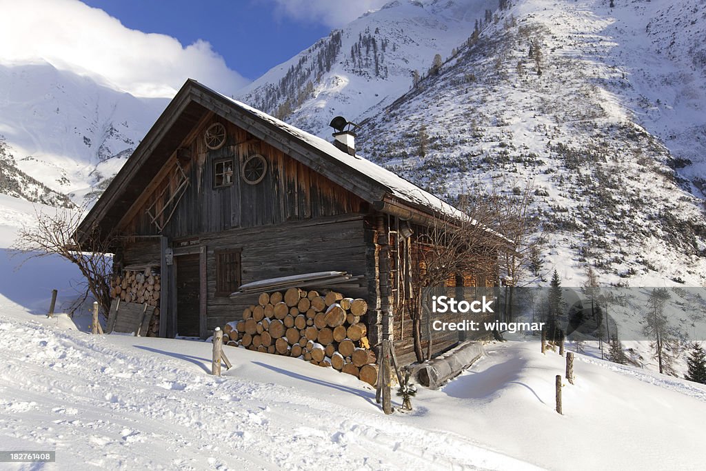 Abandonado Cabana em tirol, Áustria - Royalty-free Abandonado Foto de stock