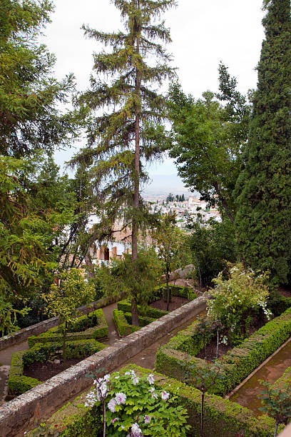 istock Alhambra Gardens in Granada Spain 182761472