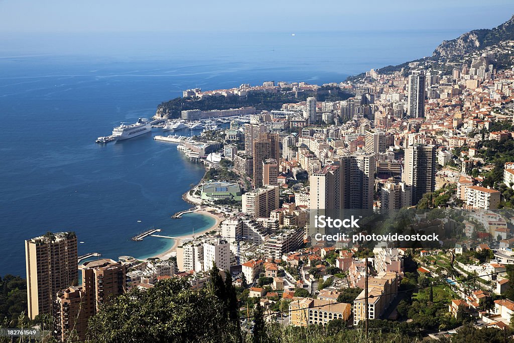 MÔNACO, Monte Carlo) panorâmica - Foto de stock de Mônaco royalty-free