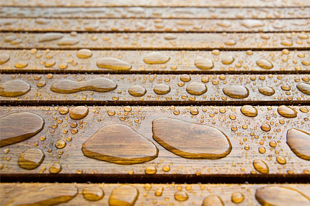 istock wooden surface protected with transparent varnish 182761656