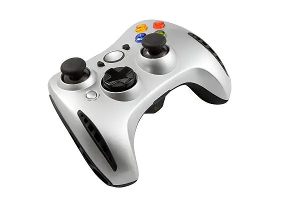 Gamepad isolated on white