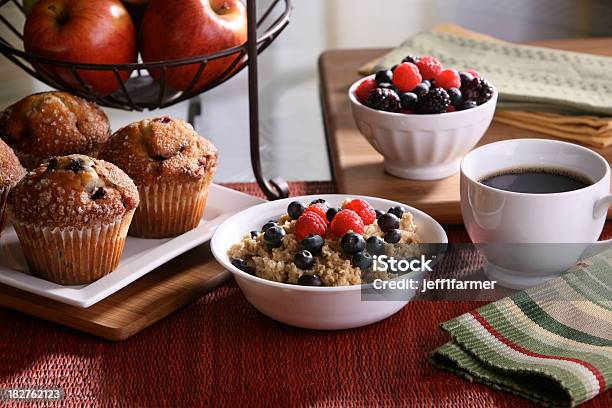 Fibra Prima Colazione - Fotografie stock e altre immagini di Alimentazione sana - Alimentazione sana, Bellezza, Caffè - Bevanda