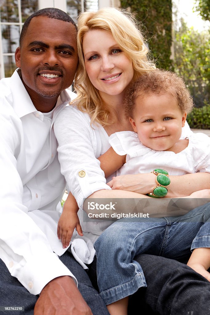 Bela Família grande - Royalty-free Afro-americano Foto de stock