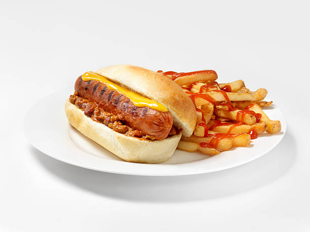 istock Chili Cheese Dog with Fries 182762917