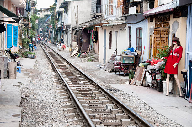 istock Shops By The Railroad 182762956