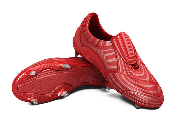 Football boots. Soccer boots. Isolated on background