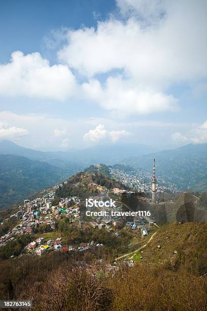 Gangtok Сикким Индия — стоковые фотографии и другие картинки Большой город - Большой город, Сикким, Азия