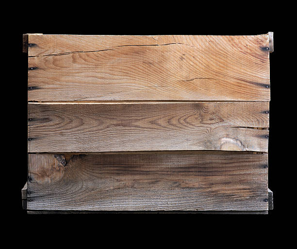 cassa di legno - wood rustic close up nail foto e immagini stock