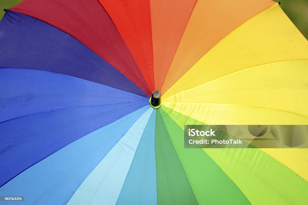 Kolorowy Parasol-XL - Zbiór zdjęć royalty-free (Górna część)