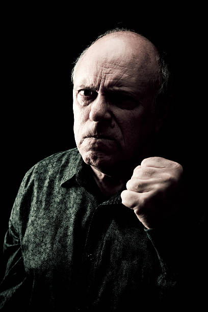 istock Portrait of Angry Senior Man 182763326