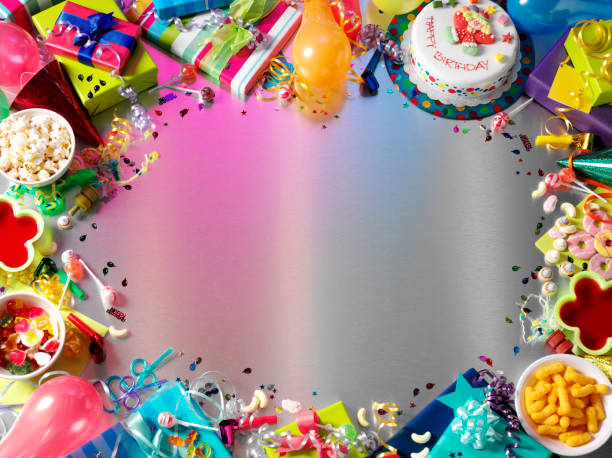 Free picture: Marvelous birthday invitation with cake surrounded by ...