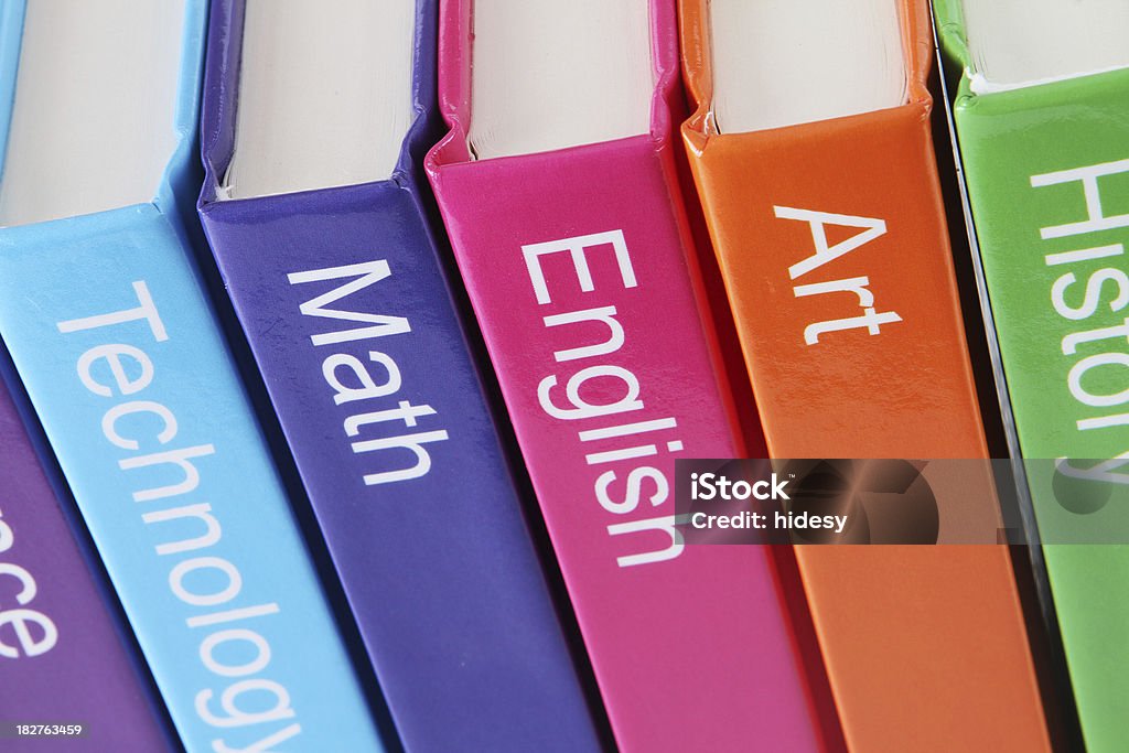 Los libros de texto - Foto de stock de Libro de Texto libre de derechos