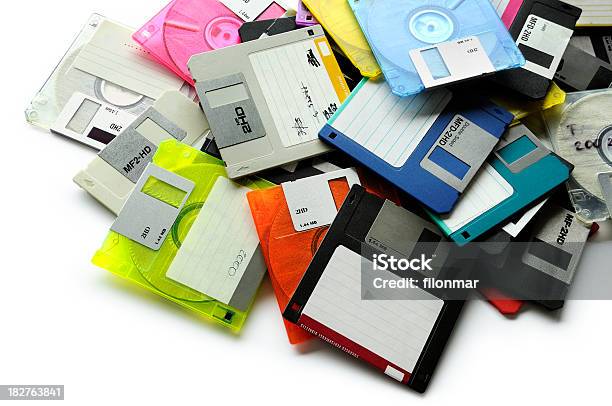Disketten Stockfoto und mehr Bilder von Computerdiskette - Computerdiskette, Alt, Ausrüstung und Geräte