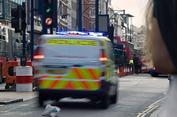 istock Speeding Police Car 182763888