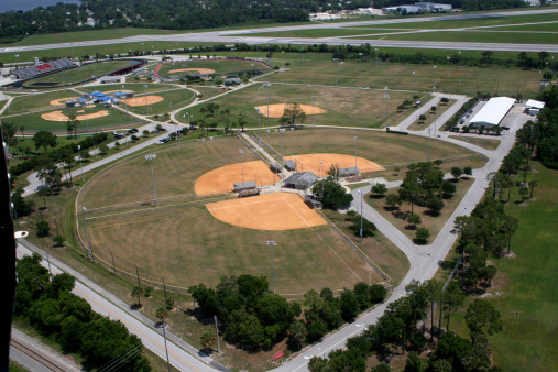aerial view of a florida sports complex