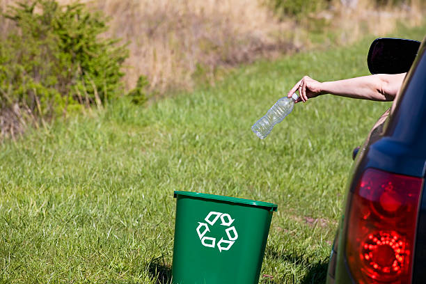 Recycle From Car stock photo