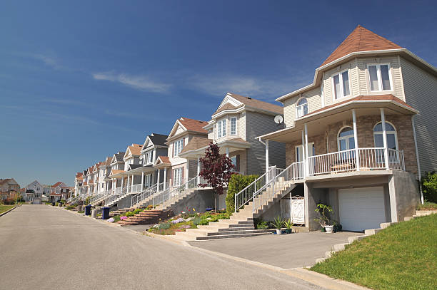 istock Modern residential street 182765376