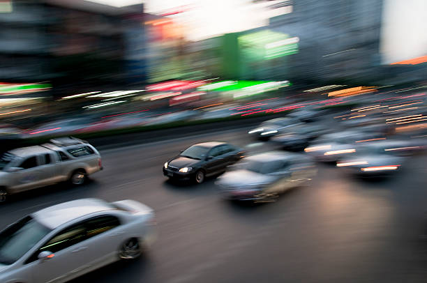 istock Night Traffic In Bangkok, Thailand 182765636