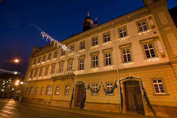 Christmas illumination lighting "Christmas illumination lightingThere are more images, click here:" karlsruhe durlach stock pictures, royalty-free photos & images