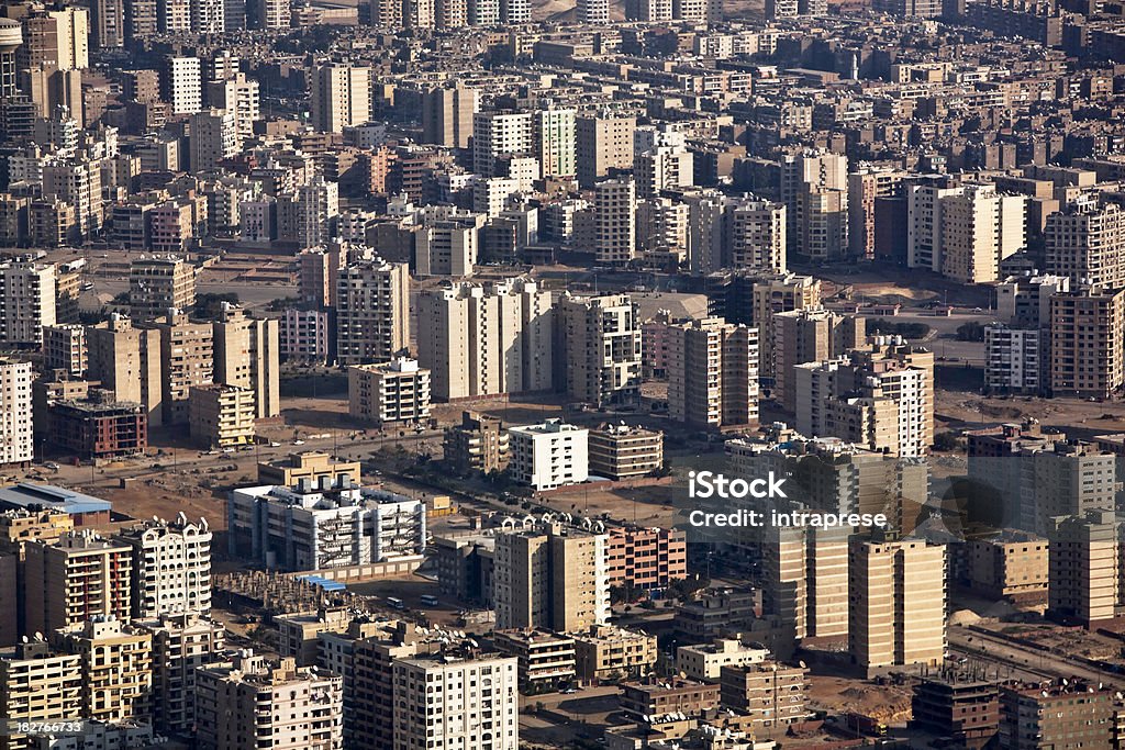 Luftbild von Kairo - Lizenzfrei Afrika Stock-Foto