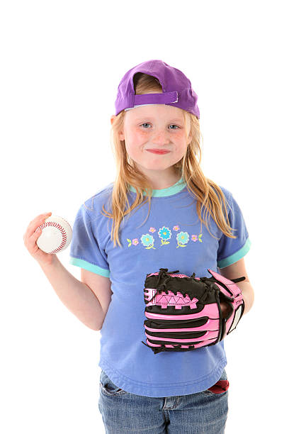 бейсбол девушка - baseball mit стоковые фото и изображения