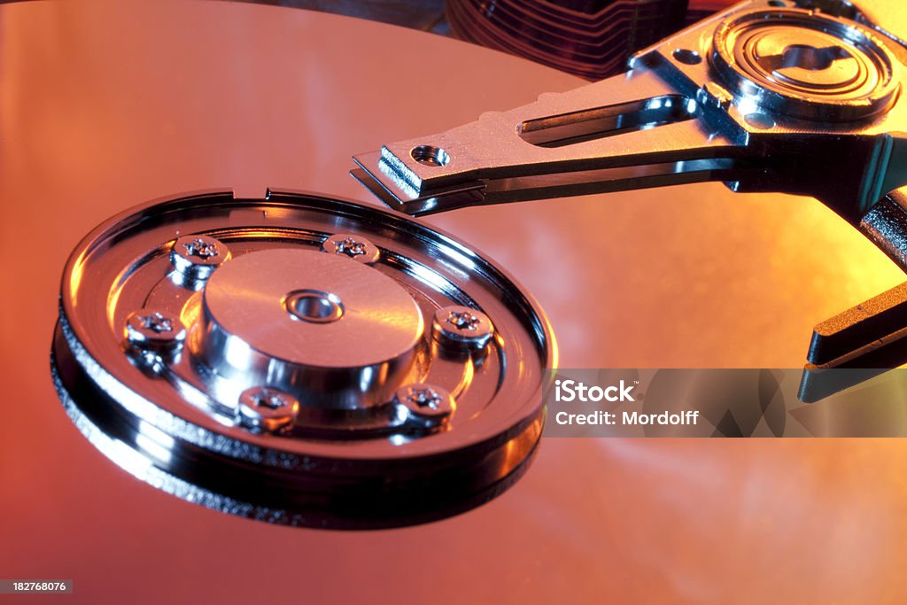 Компьютерный жесткий диск (HDD - Стоковые фото Абстрактный роялти-фри