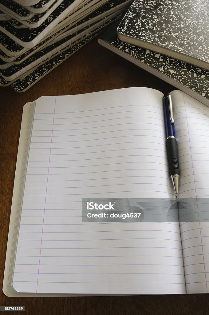 Stift und Notebooks - Lizenzfrei Notizbuch Stock-Foto