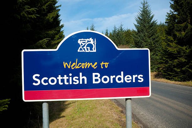 istock Welcome to Scotland, Scottish Borders National Boundary 182769044