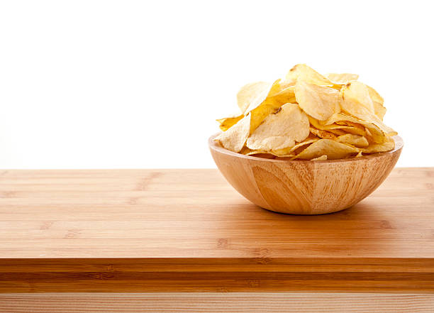 potato chips stock photo