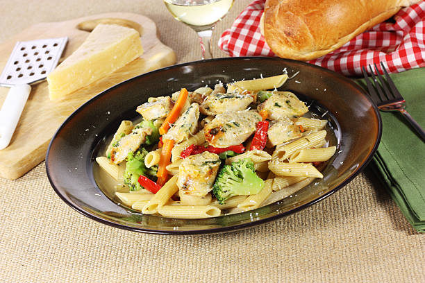 istock Penne pasta and sausage 182769377