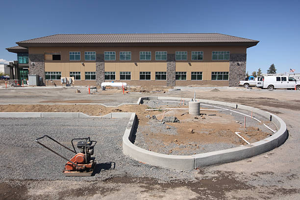 istock Job site for an office building under construction 182769906