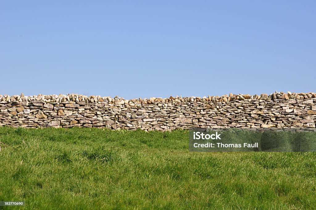 Muro di pietra a secco - Foto stock royalty-free di Arenaria - Roccia sedimentaria