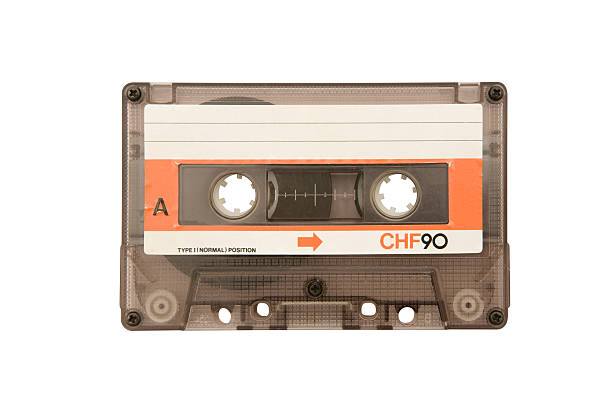 Old Audio Cassette (Clipping Path Included) stock photo