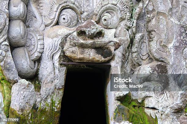 Goa Gajah Słoń Cave W Bali - zdjęcia stockowe i więcej obrazów Bali - Bali, Bóg, Bóg w hinduizmie