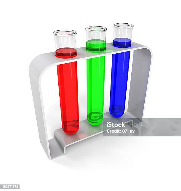 Rgbtest Tubes Stockfoto und mehr Bilder von Abstrakt - Abstrakt, Blau, Bunt - Farbton