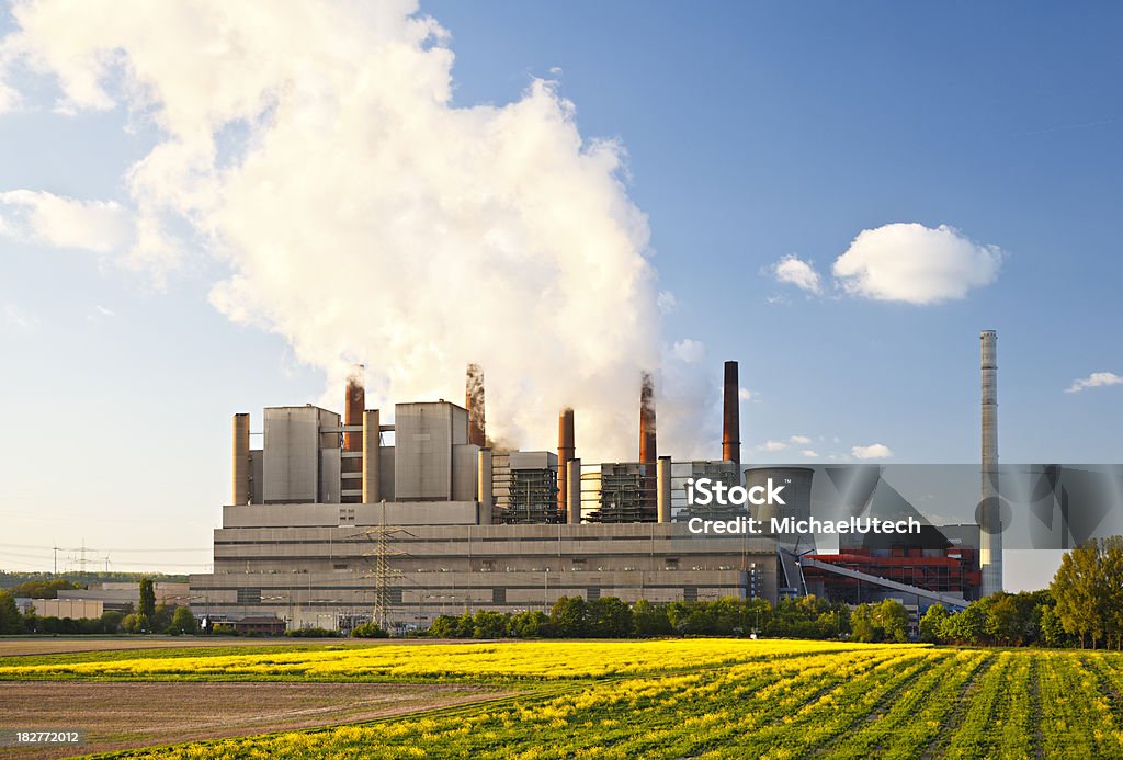Brown charbon Power Station - Photo de Action climatique libre de droits