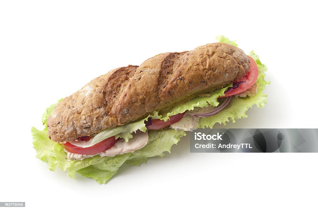 sandwich di tacchino - Foto stock royalty-free di Alimentazione sana