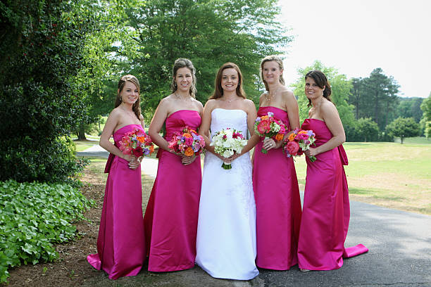 istock Wedding party in pink 182772260