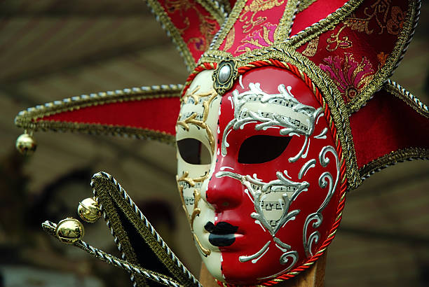 istock Red Venetian Mask, Carnival 182772316