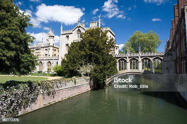 Puente De Los Suspiros St Johns College Cambridge Foto de stock y más banco de imágenes de Cambridge - Inglaterra - Cambridge - Inglaterra, Puente de los Suspiros - Universidad de Cambridge, Alta Sociedad