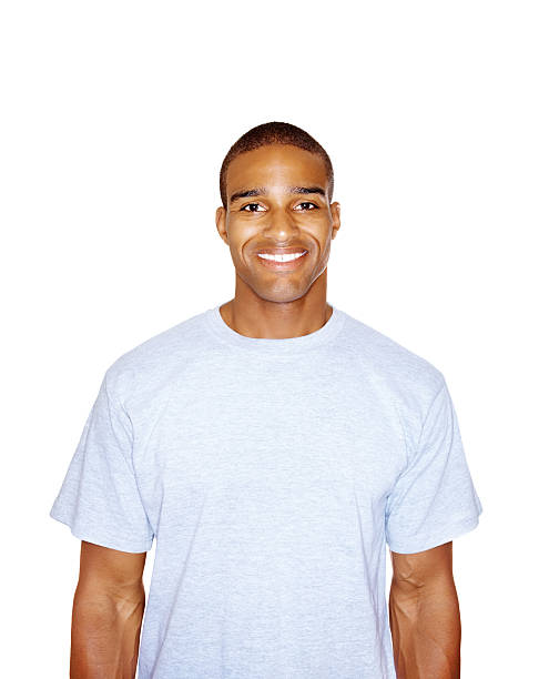 istock Happy young casual guy isolated against white background 182773380