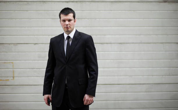 Businessman at Alley