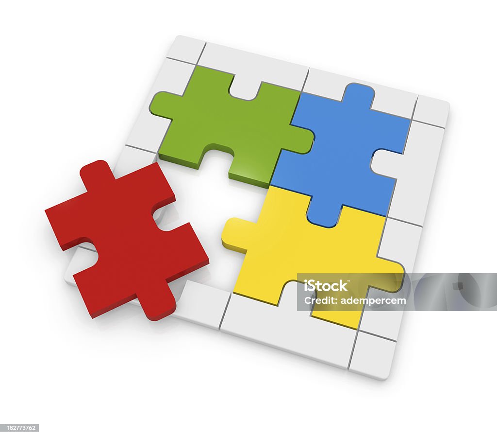 Puzzle Series - Lizenzfrei Puzzleteil Stock-Foto