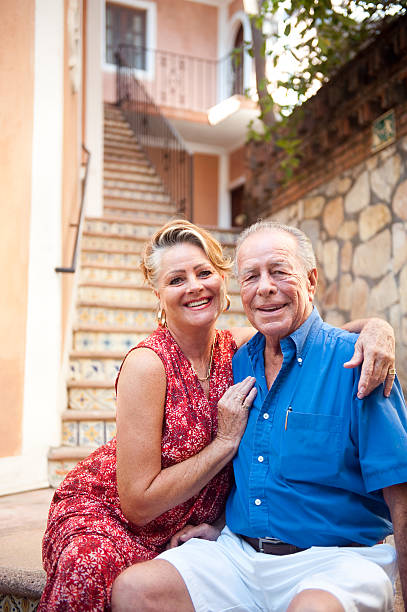 istock Beautiful and friendly senior couple 182773953