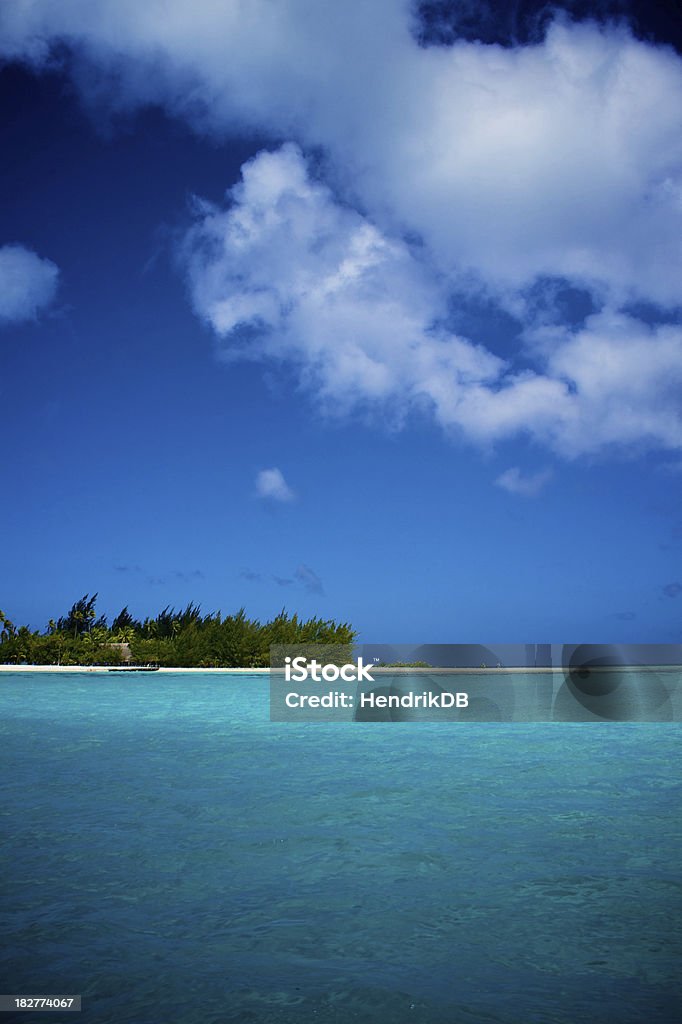 Lagoa de Bora Bora - Foto de stock de Azul royalty-free